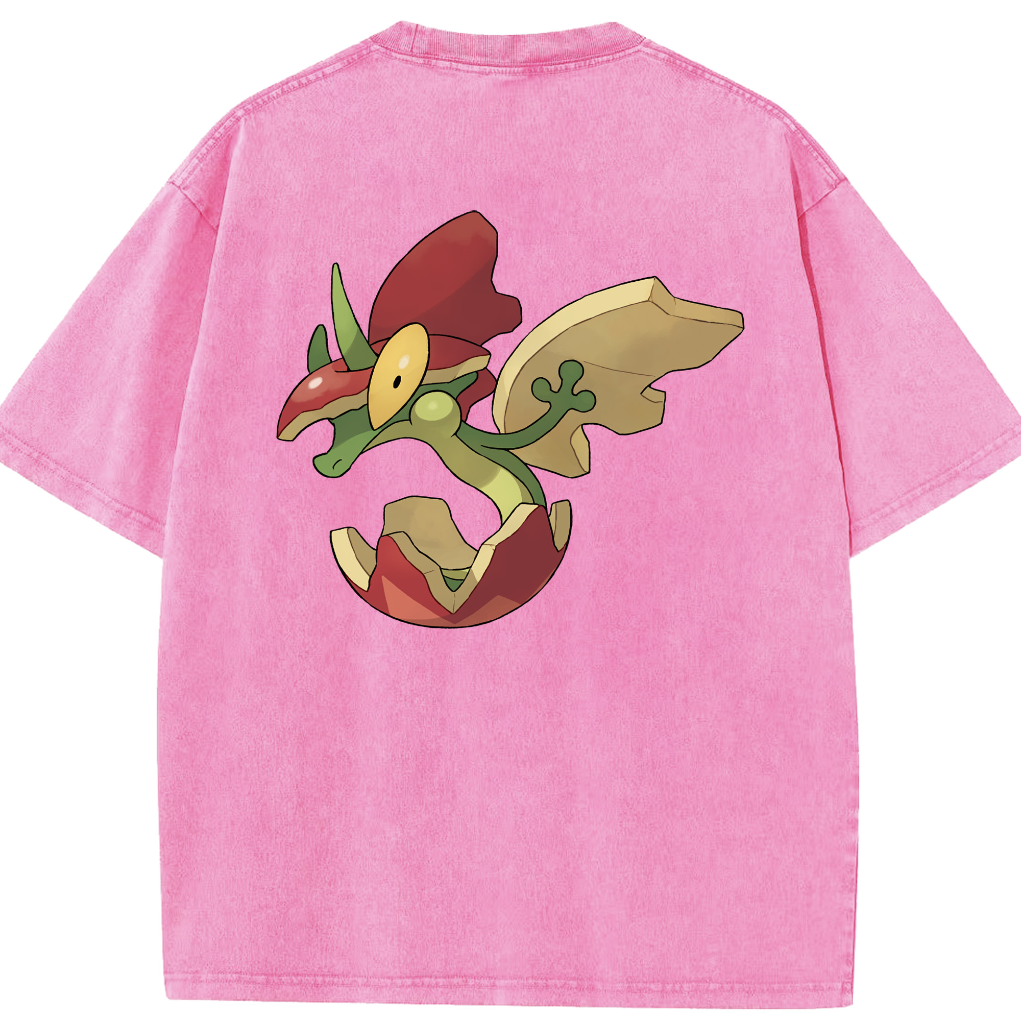 （画像用） ポケットモンスター Pokémon 綿100% ヴィンテージ風 半袖Tシャツ（背面プリント）